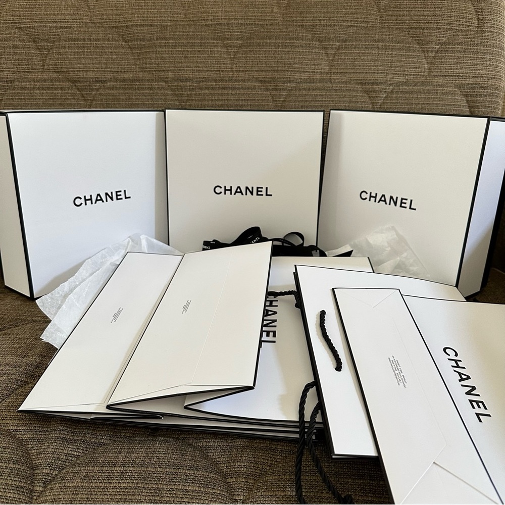 Chanel gift boxes and bag💖💖